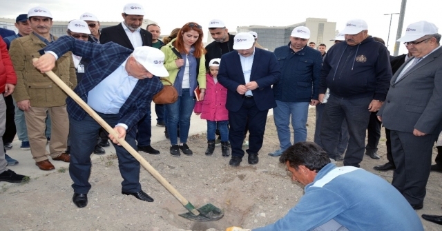 bin 800 fidan kayseri sehir hastanesi yuksek guvenlikli adli psikiyatri hastane kampusunde toprakla bulustu