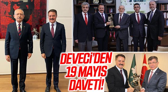 Atakum Belediye Başkanı Cemil Deveci'den Ankara'da 19 Mayıs Daveti