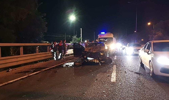 Zincirleme trafik kazası, 4 kişi yaralandı - ASAYİŞ - Samsun Hedef Halk