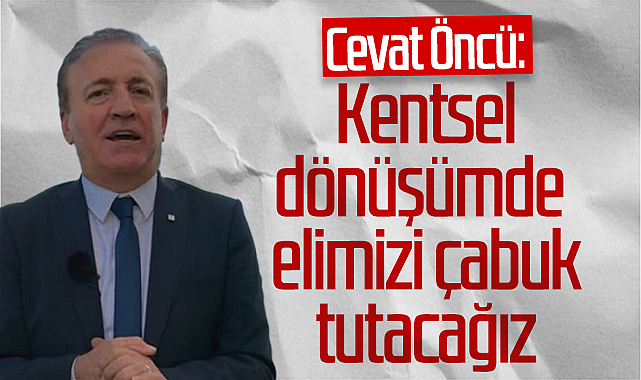 CHP Samsun Büyükşehir Belediye Başkanı Aday Adayı Cevat Öncü: 'Kentsel ...