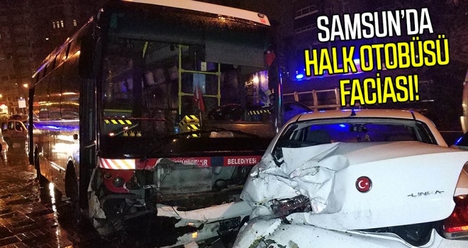 Samsun'da Halk Otobüsü Faciası!