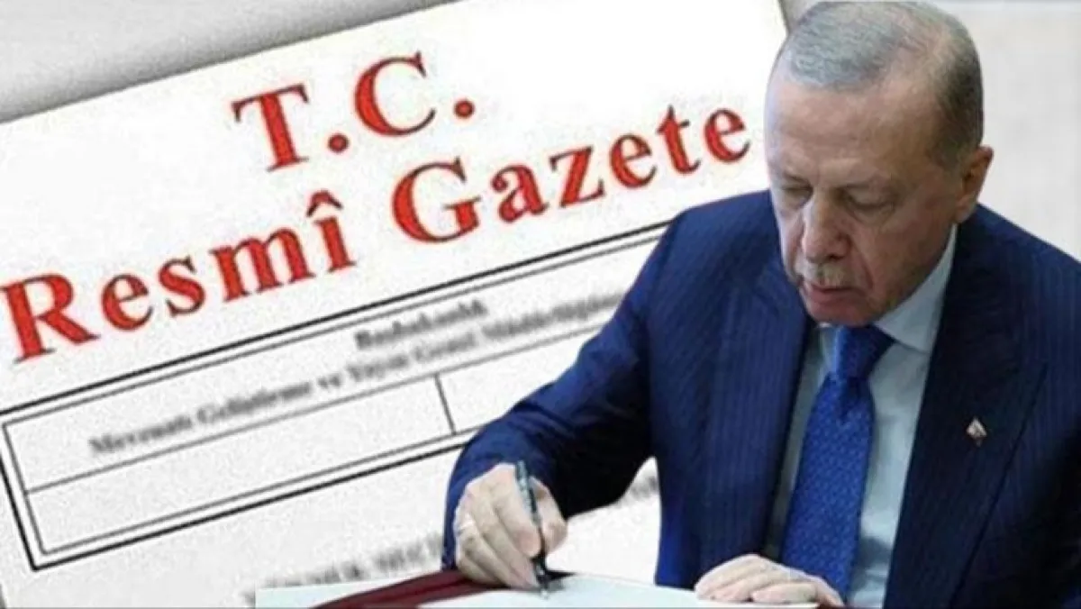 Resmî Gazete'de bugün (6 Eylül 2026 Resmî Gazete kararları)