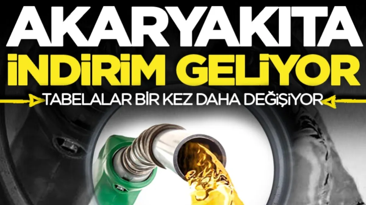 Akaryakıta indirim geliyor! Tabela bir kez daha değişiyor...