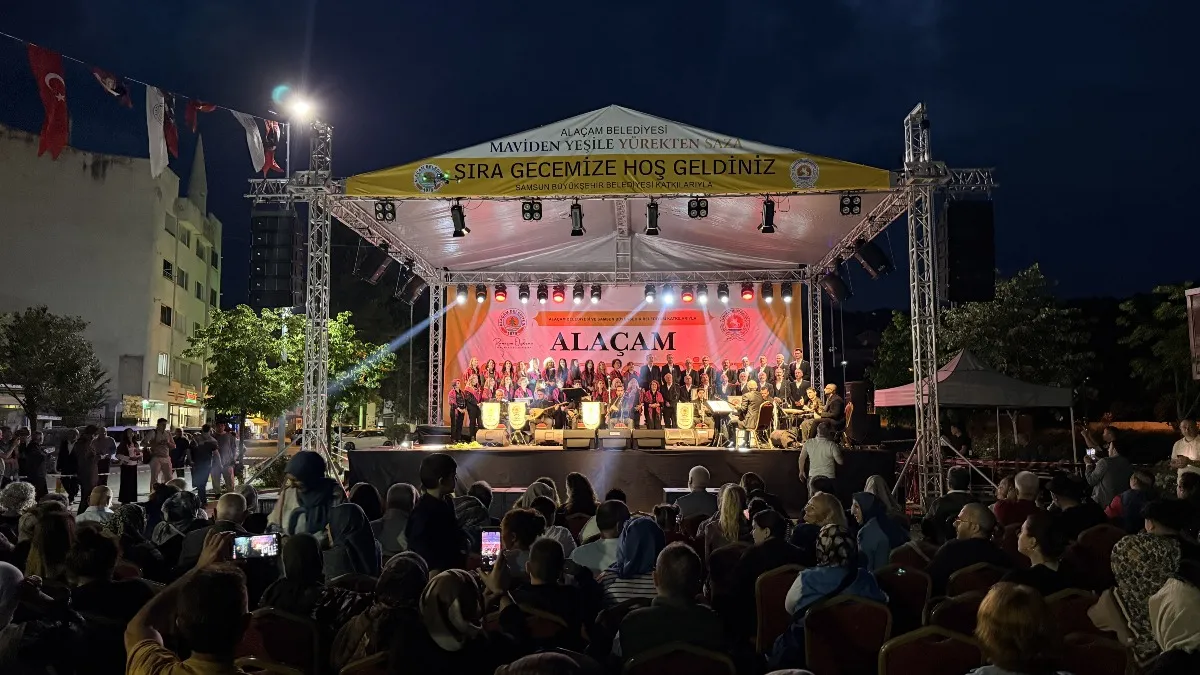 Alaçam’da 'Maviden Yeşile Yürekten Saza' etkinliği düzenlendi