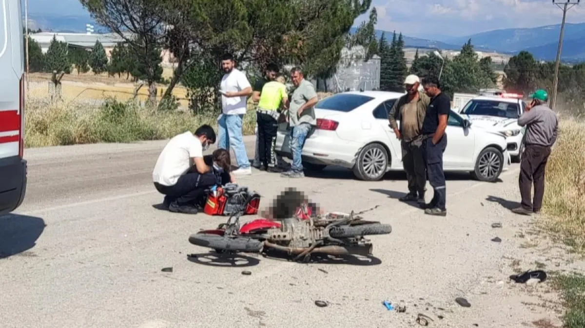 Amasya’da otomobil ile motosiklet çarpıştı: Seyfettin Durmuş hayatını kaybetti