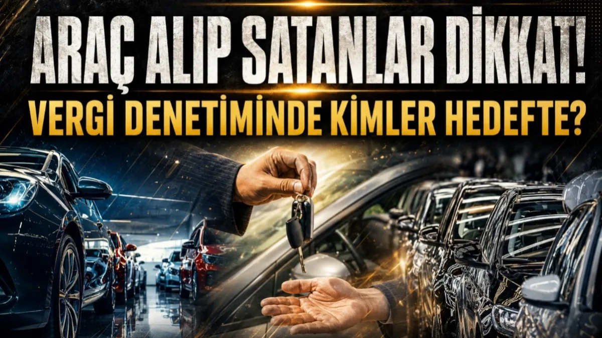 Araç alıp satanlar dikkat: Vergi denetiminde kimler hedefte?