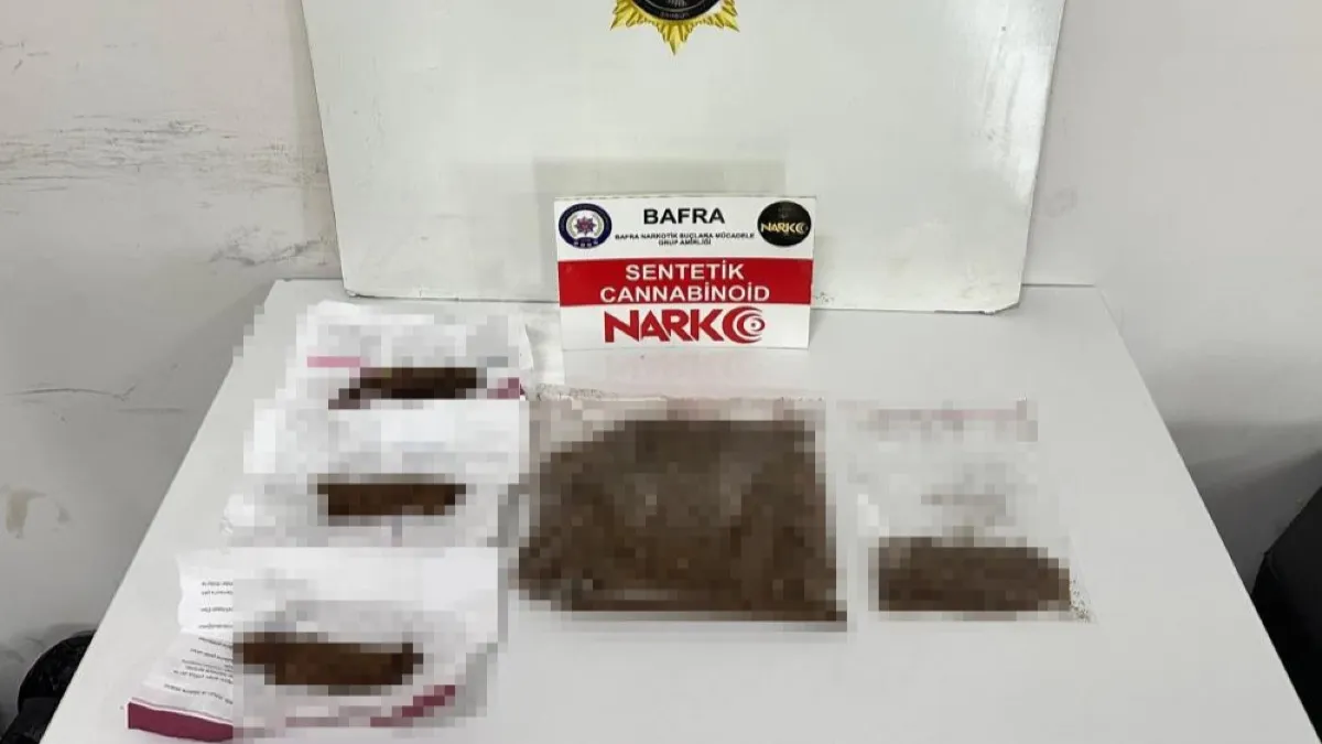 Bafra'da narkotik operasyonu: Uyuşturucu ticareti yaparken yakalandı