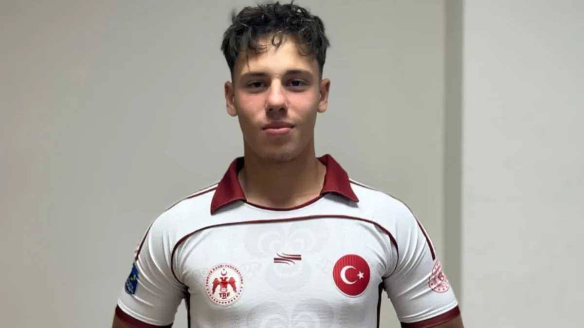 Bafralı milli sporcu Recep Boğaç Aytünür Avrupa üçüncüsü oldu