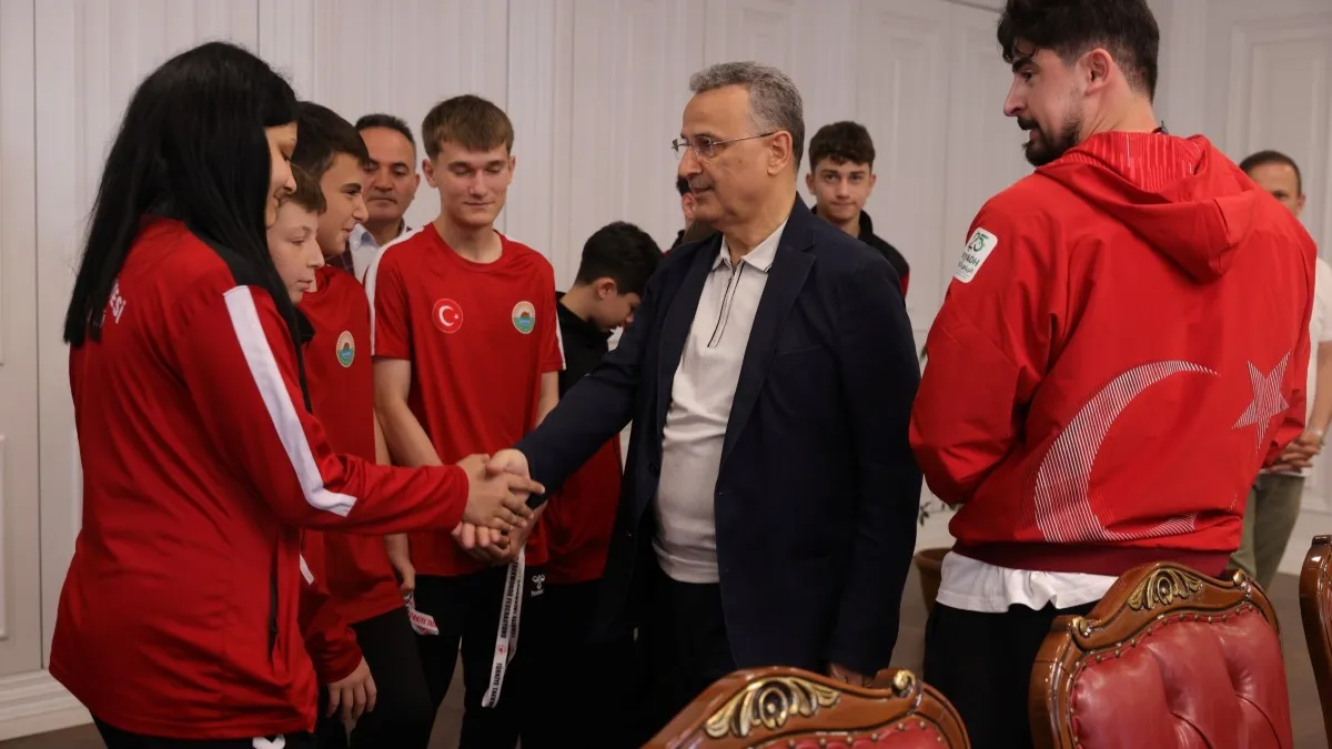 Başkan Kurnaz: Avrupa üçüncüsü olan sporcumuz bizleri gururlandırdı