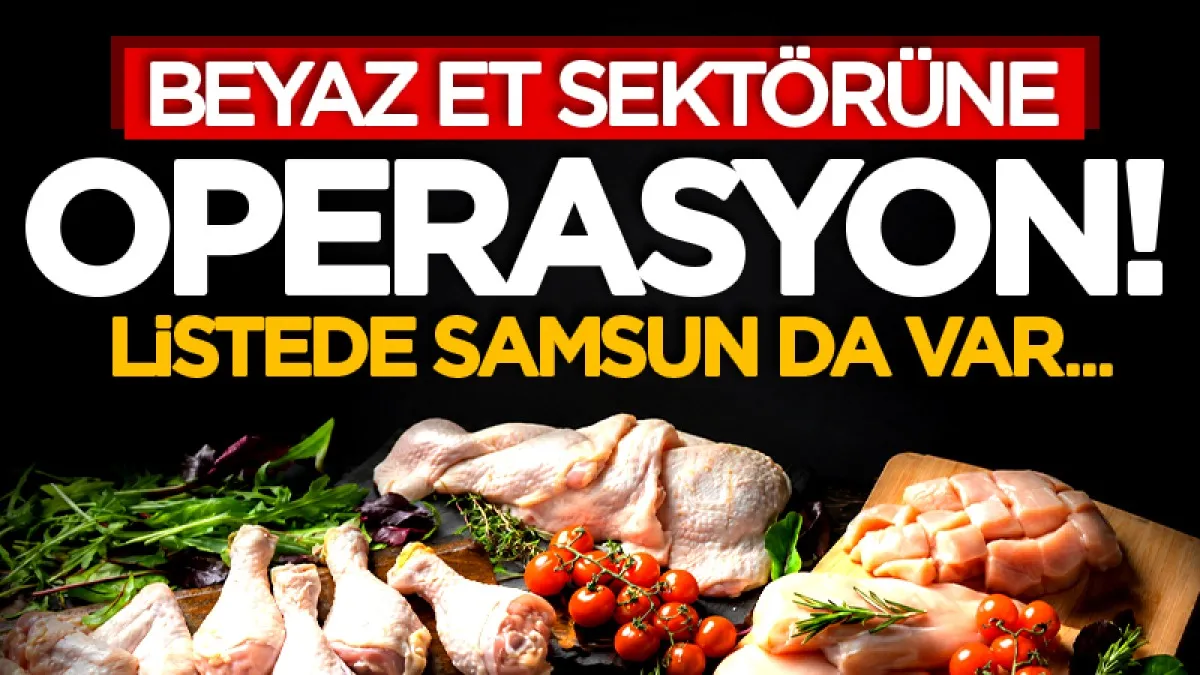 Beyaz et sektörüne operasyon! Listede Samsun da var...