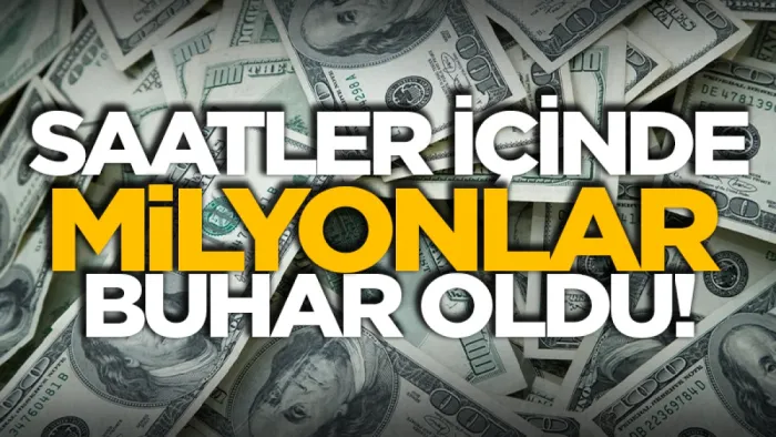 Bitcoin'de düşüş: Saatler içinde milyonlar buhar oldu