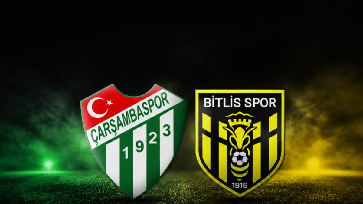 Çarşambaspor – Bitlis Spor 1916 maçı canlı izle! Tarihi final hangi kanalda, saat kaçta?