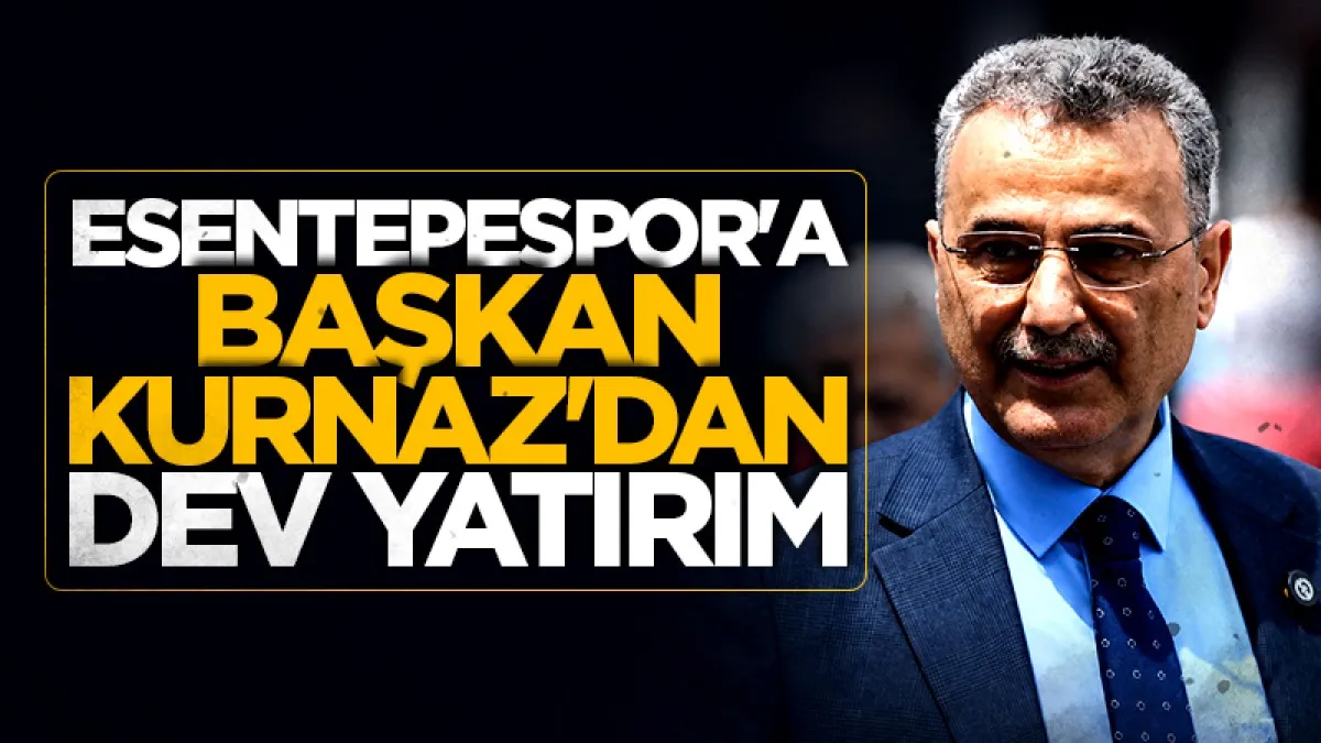 Esentepespor'a Başkan Kurnaz'dan dev yatırım: Yeni halı saha geliyor