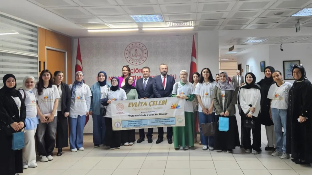 Evliya Çelebi öğrenci değişim programı kapsamında "Vefanın İzinde" projesi  tamamlandı