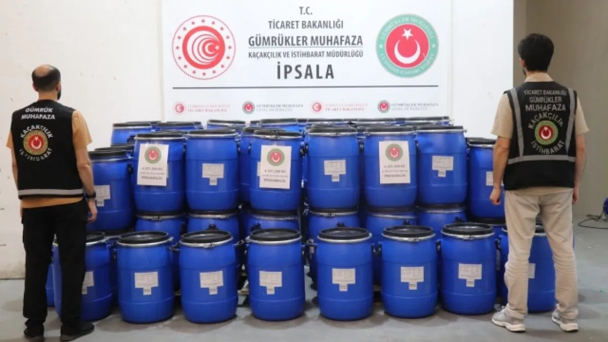İpsala Gümrük Kapısı'nda tarihi uyuşturucu operasyonu