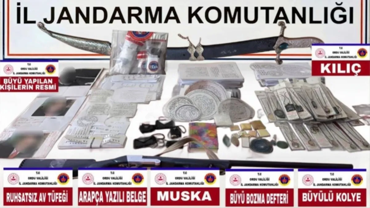 Ordu'da dini duyguları suistimal eden dolandırıcılara operasyon