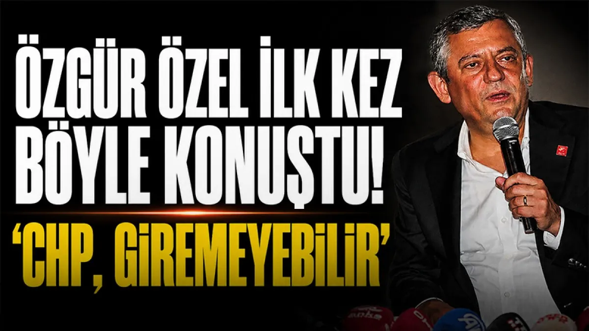 Özgür Özel ilk kez böyle konuştu! Çok konuşulacak yeni parti mesajı