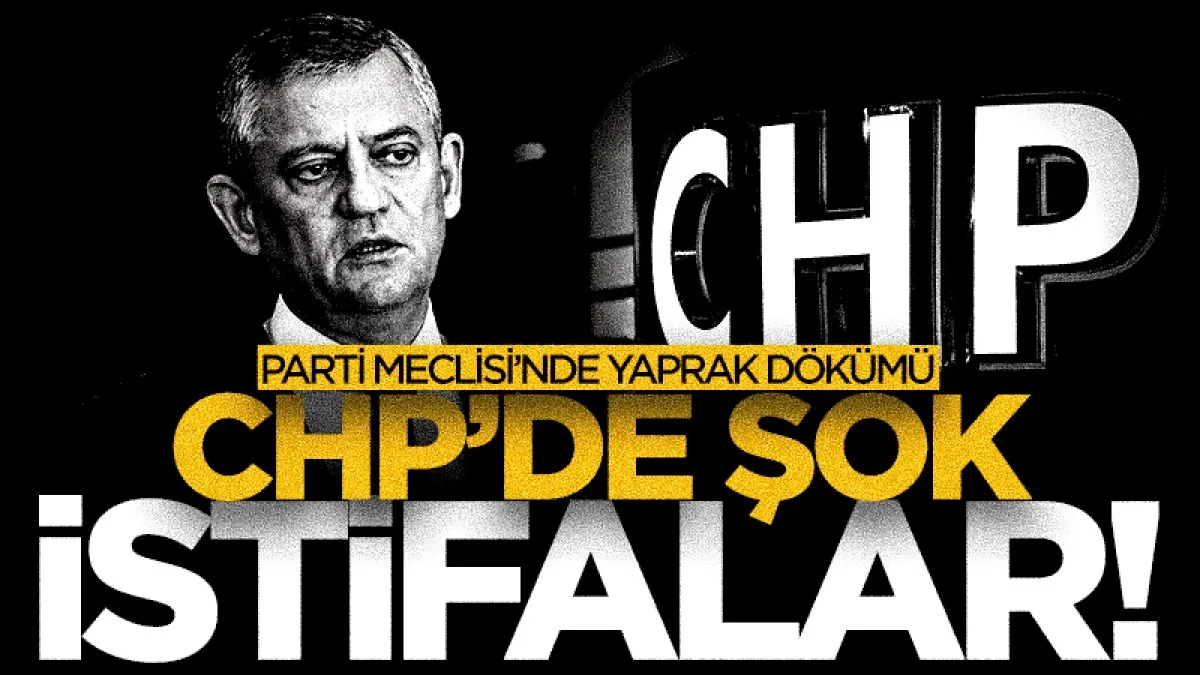 Özgür Özel ve ekibi CHP Parti Meclisi’nden istifa ediyor