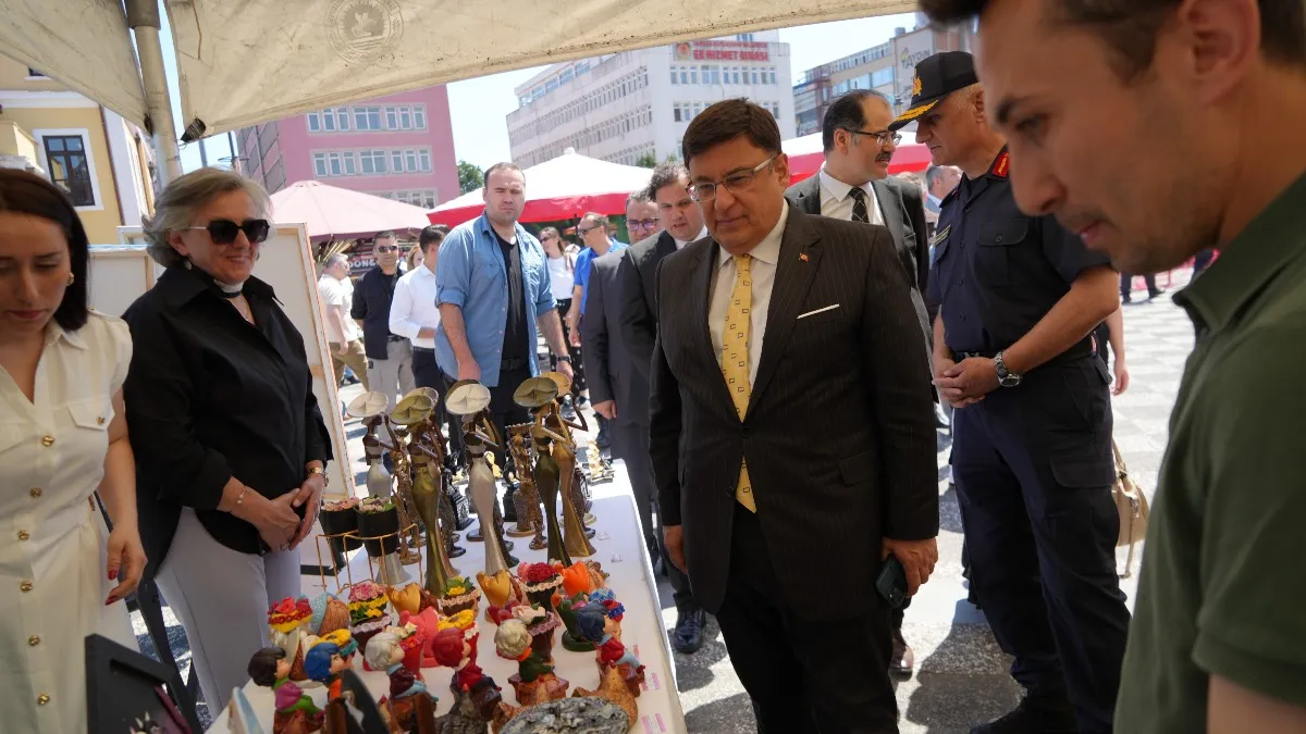 Samsun cezaevlerinde üretilen ürünler sergide satışa çıktı