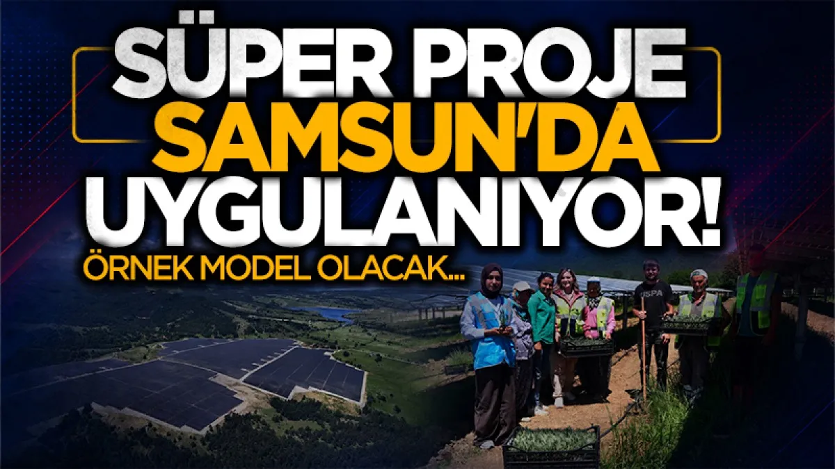 Samsun Ladik GES’te tarım ve enerji bir arada: Çiftçilere örnek model