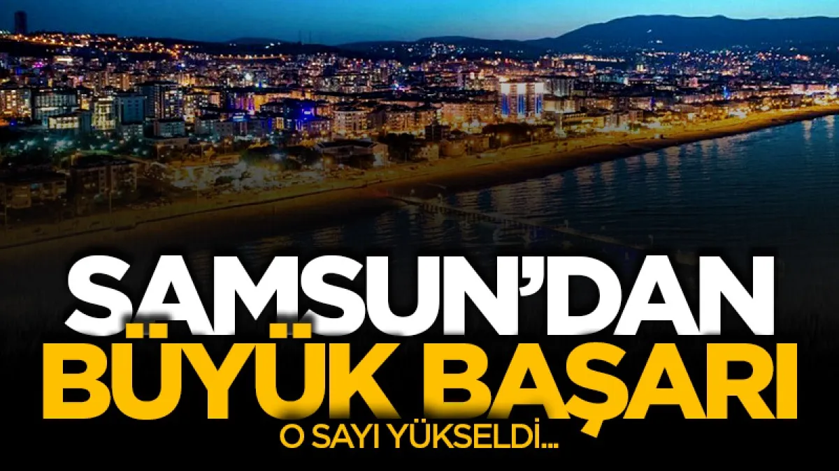 Samsun sahillerinde büyük başarı: Mavi bayraklı plaj sayısı 19 oldu!