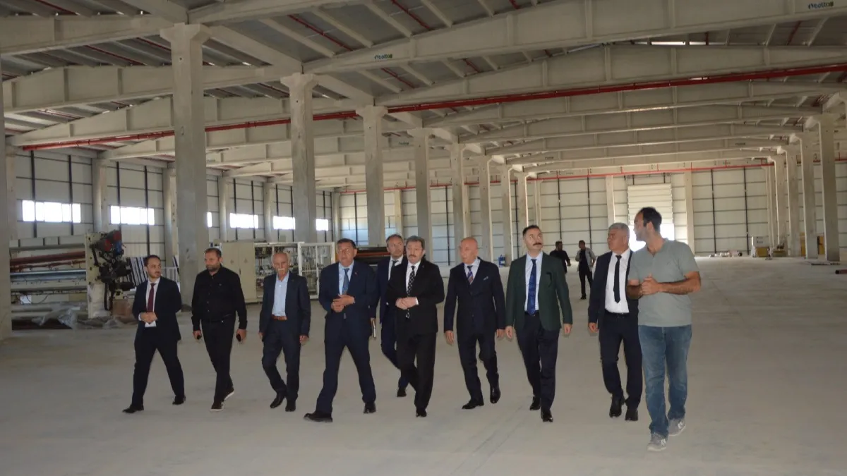 Samsun Valisi Orhan Tavlı Havza OSB’de yatırımları inceledi