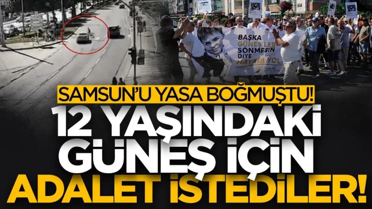 Samsun’da 12 yaşındaki Güneş Uçak hayatını kaybetmişti! Vatandaşlardan yaya geçitleri için eylem...