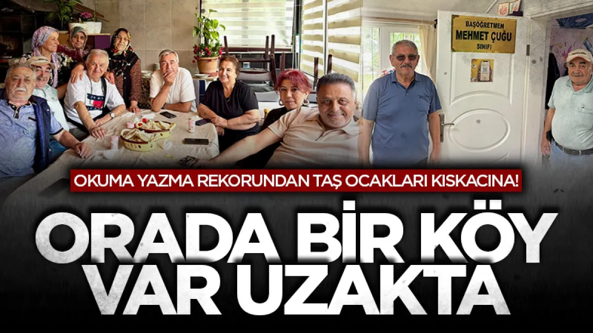 Samsun'da atölyesiyle harikalar yaratan köye taş ocağı istilası: Orda bir köy var uzakta