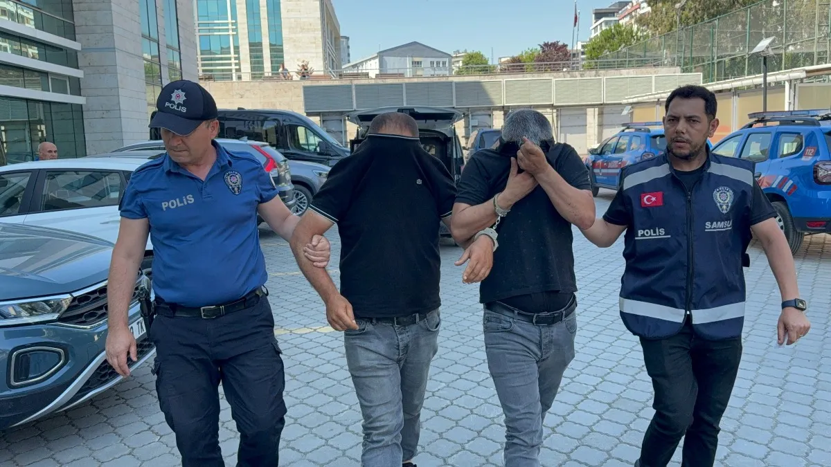 Samsun'da inşaattan jeneratör hırsızlığına 2 gözaltı