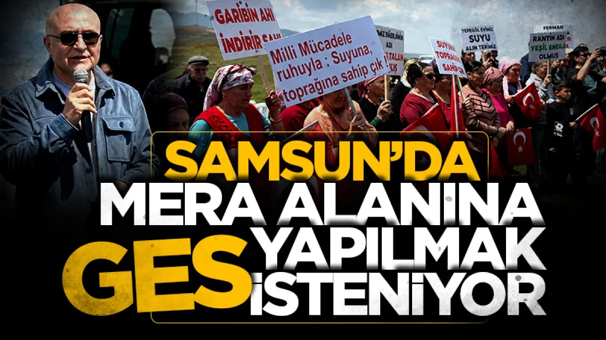 Samsun'da mera alanına GES yapılmak isteniyor!