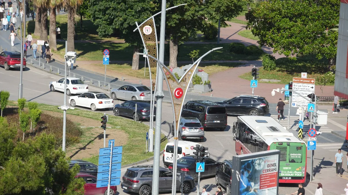 Samsun'da motorlu kara taşıtları bir yılda 37 bin arttı