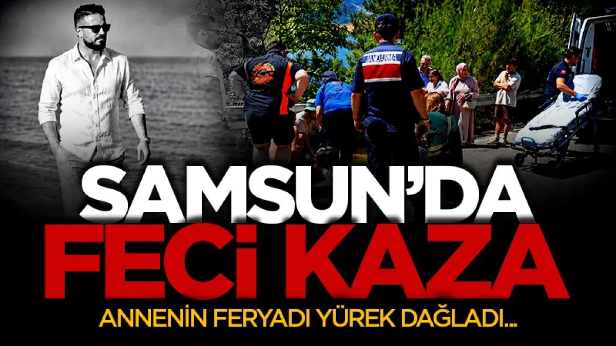 Samsun'da motosiklet ile minibüs çarpıştı: Motosiklet sürücüsü hayatını kaybetti