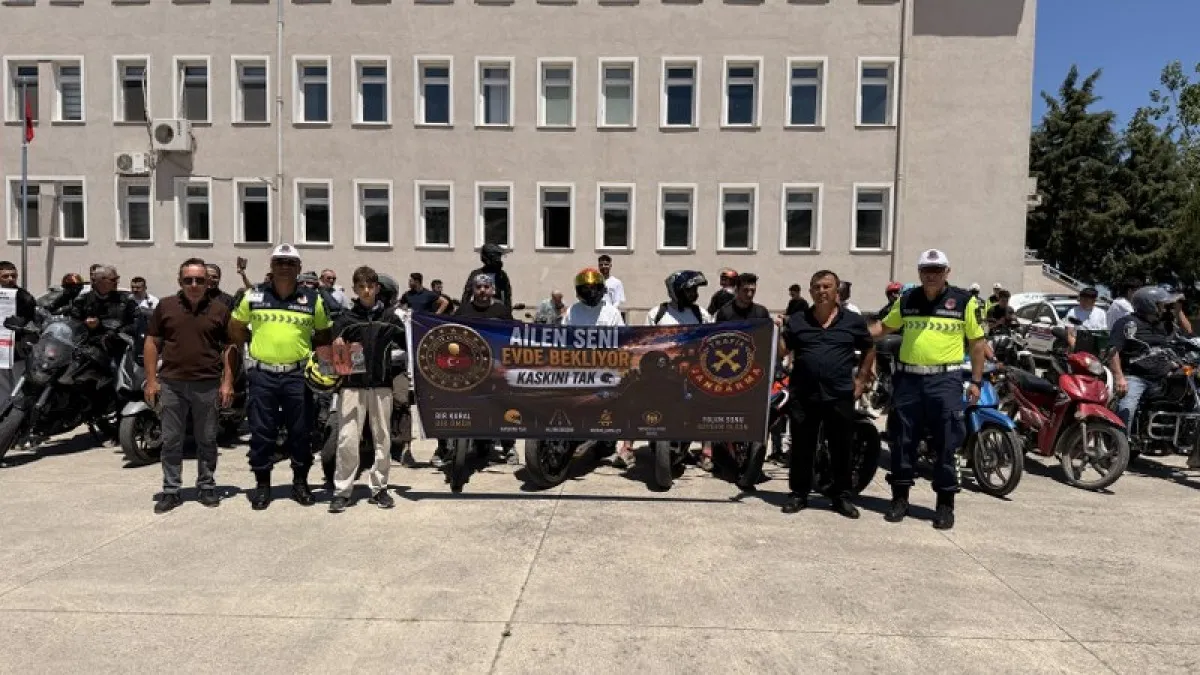 Samsun'da motosiklet sürücülerine trafik güvenliği eğitimi