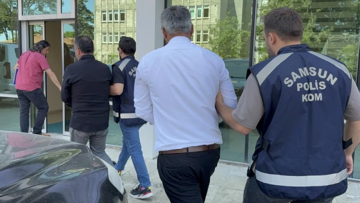 Samsun'da tefecilik operasyonunda 2 şüpheliye adli kontrol