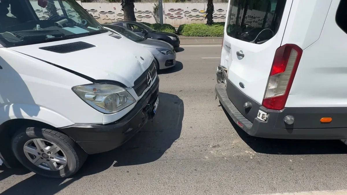 Samsun'da zincirleme trafik kazası: 1 yaralı