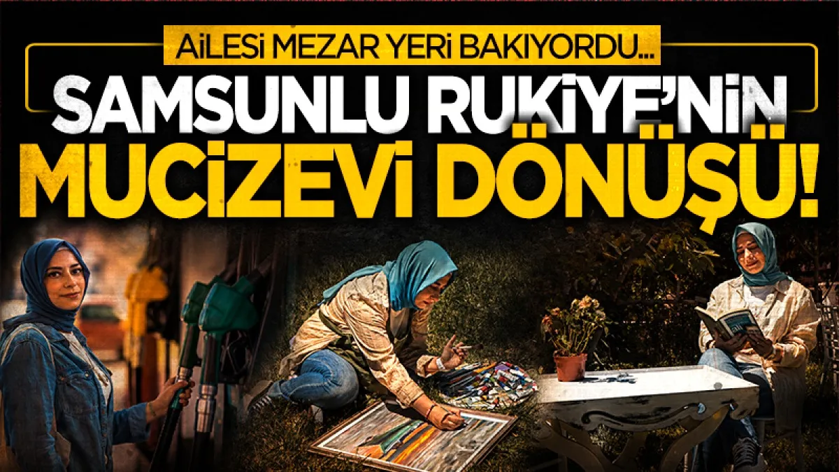 Samsunlu Rukiye Atıcı'nın azim hikayesi: Ölüm döşeğinden resimle hayata tutundu