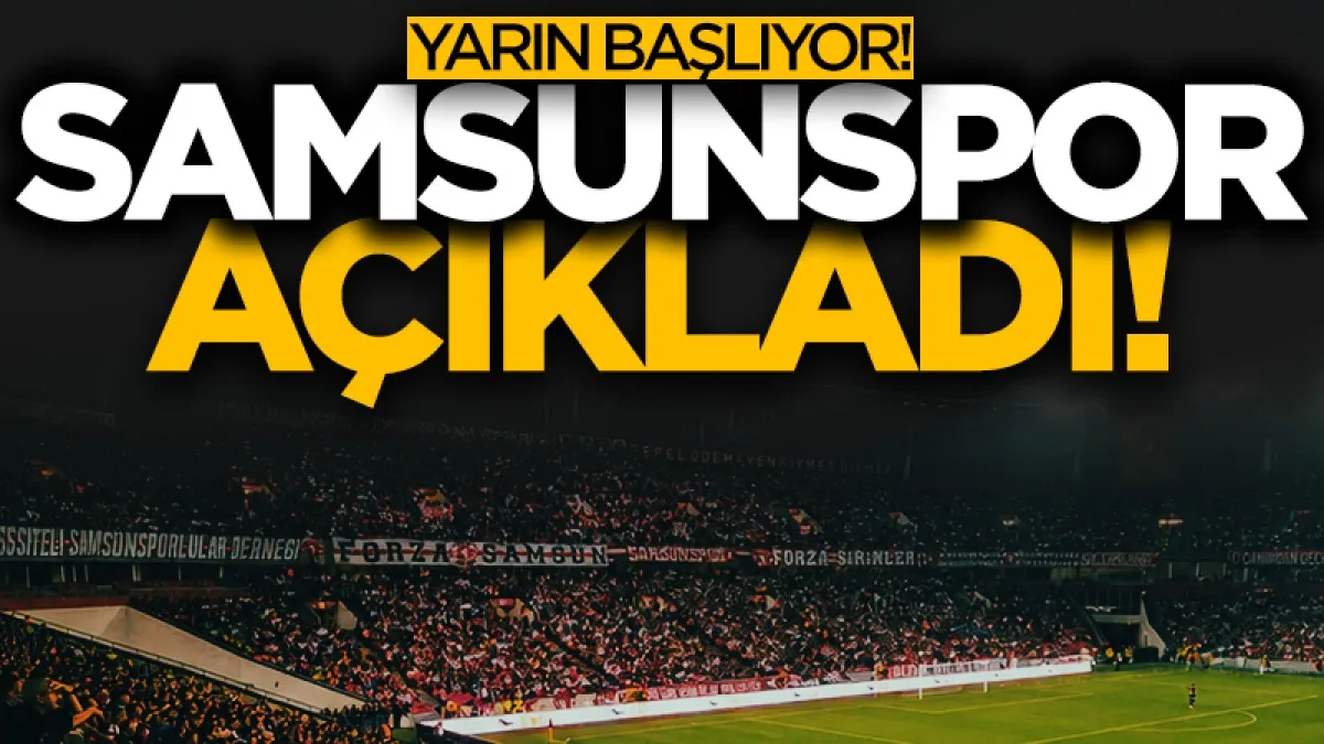 Samsunspor’da 2026-2027 yılı kombine koltuk değişikliği başlıyor