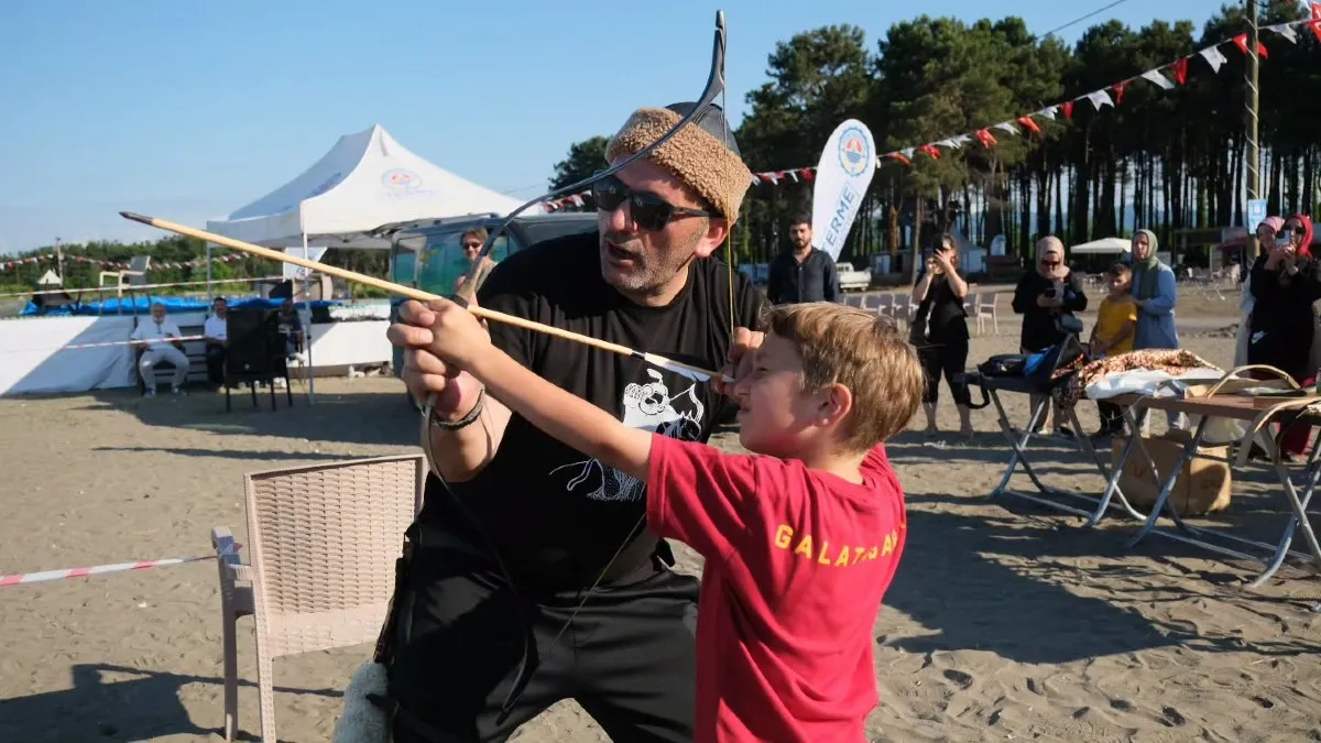 Terme Yaz Festivali'nde okçuluk rüzgarı: Ata sporunun incelikleri anlatıldı