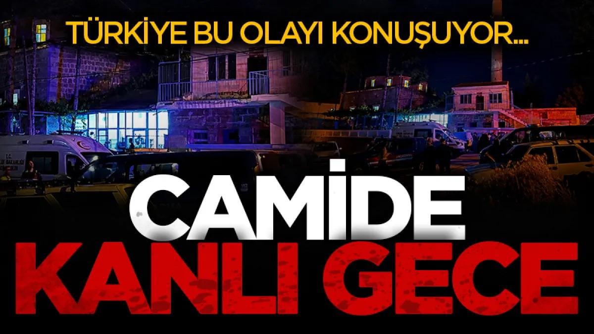 Türkiye' bu olayı konuşuyor: Camide bıçak çekip 2 kişiyi öldürdü!