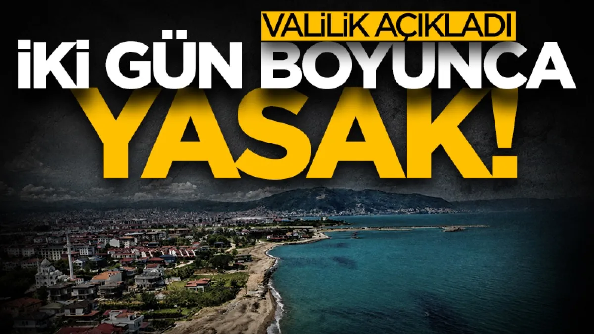 Valilik duyurdu: Ordu’da denize girişler yasaklandı