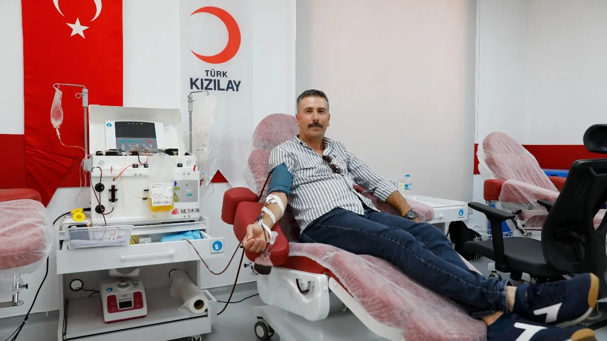Vezirköprülü Şevket Öztürk 98 kez kan bağışıyla hayat kurtardı