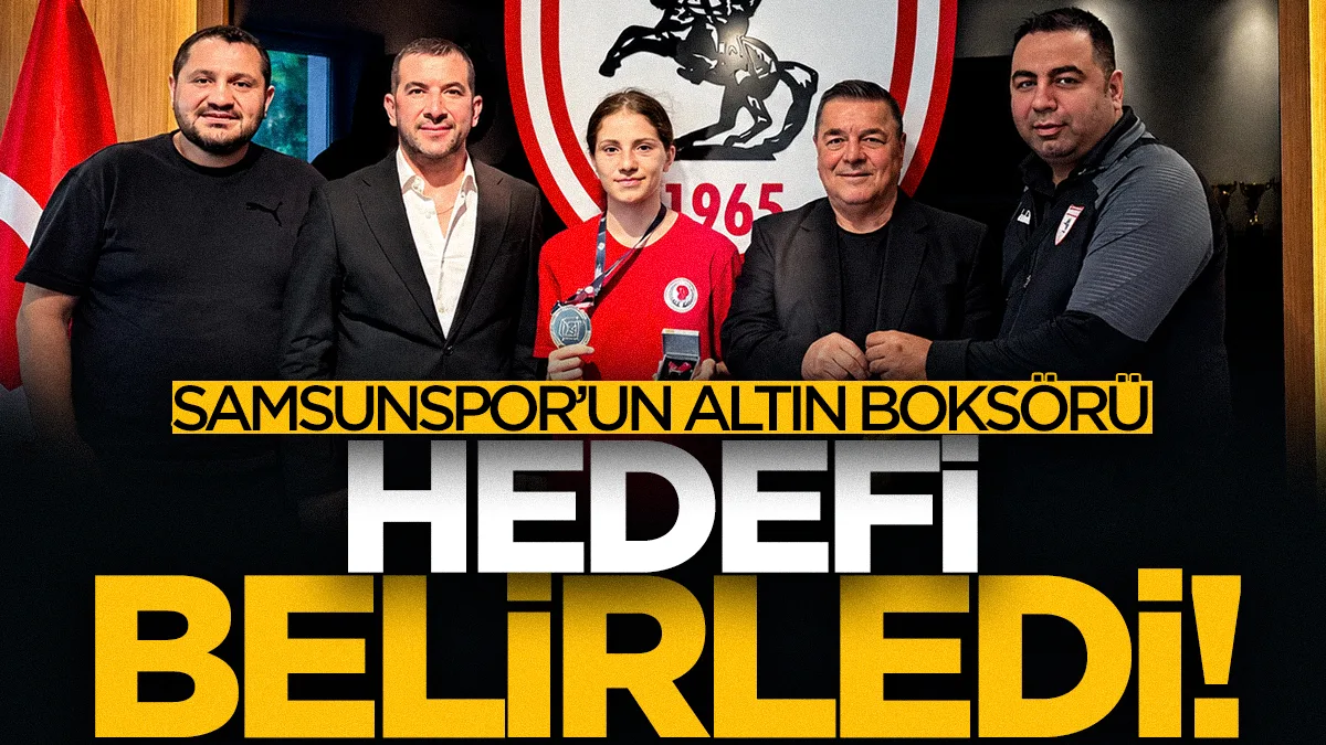 Samsunspor'un altın madalyalı boksörü Ümmügülsüm Arlı'nın yeni hedefi dünya şampiyonluğu