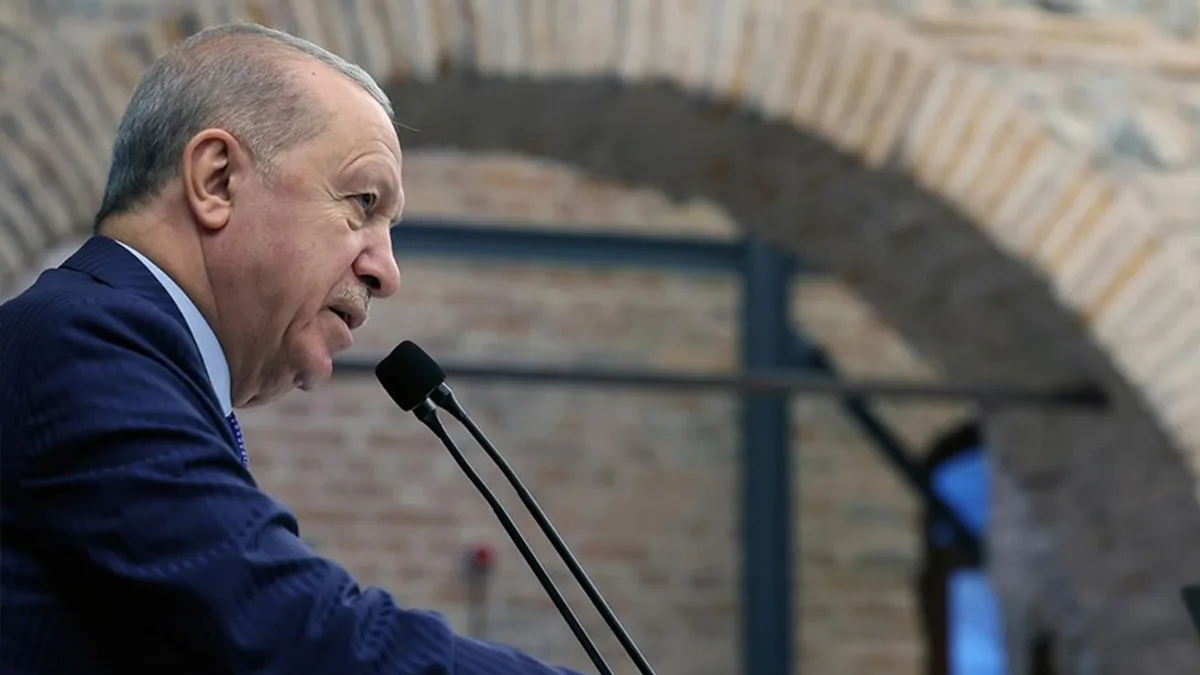 Cumhurbaşkanı Erdoğan: Yıldız Sarayı'nı bir dönem gazino olarak işlettiler