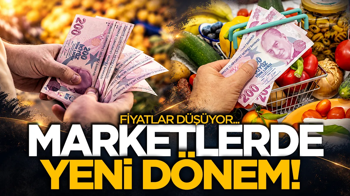 Marketlerde yeni dönem: Fiyatlar düşüyor...
