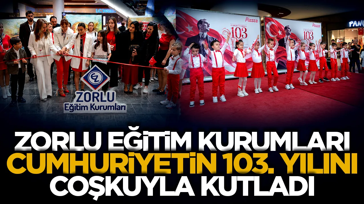 Samsun'da Zorlu Eğitim Kurumları Cumhuriyetin 103. Yılını Coşkuyla Kutladı
