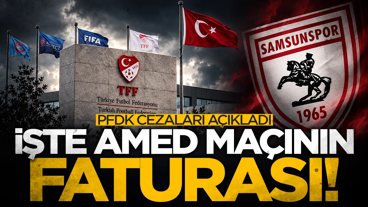 PFDK'dan Samsunspor'a 380 bin TL ceza! Nenad Bjelica'ya 1 maç yasak