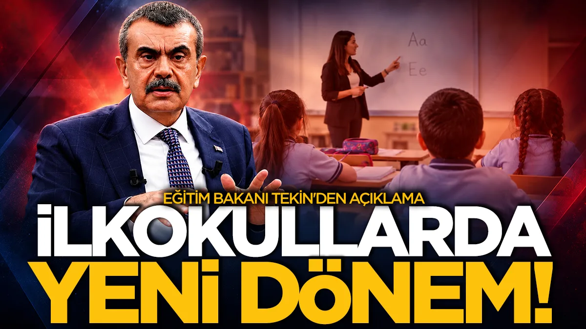 Eğitim Bakanı Tekin'den açıklama: İlkokullarda öğretmen sistemi değişebilir